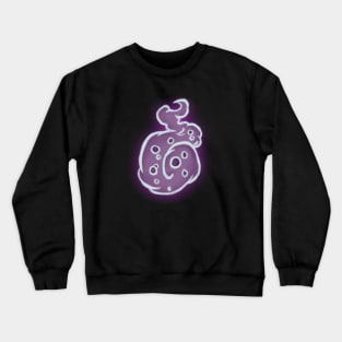 Ghost Flame Purple Crewneck Sweatshirt